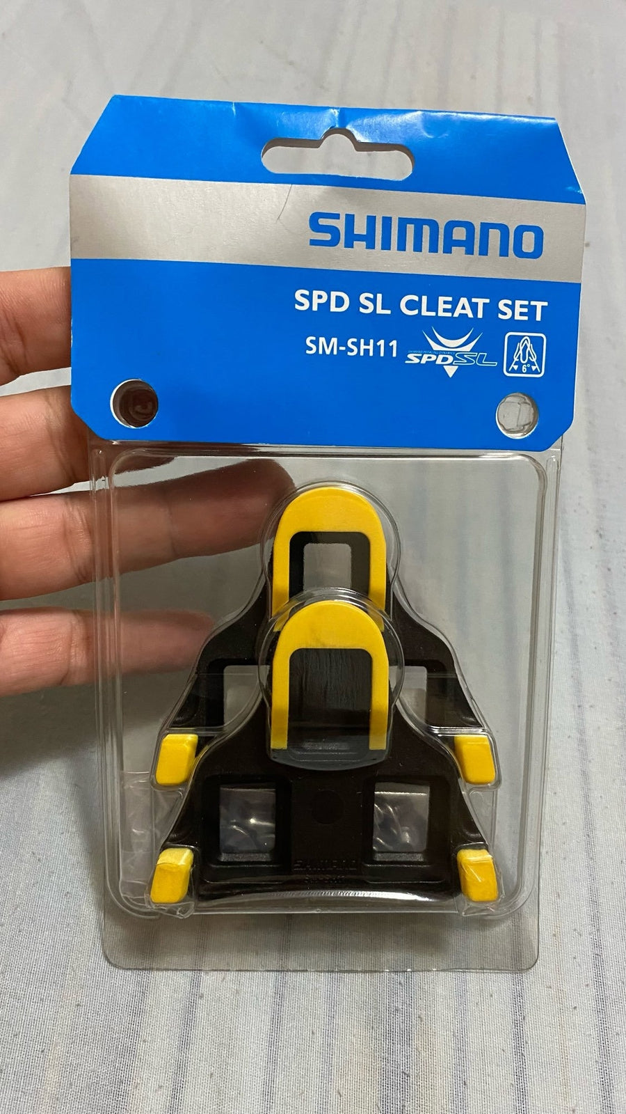 SPD-SL Road Bike Cleats with 6 Degree Float - Shimano Replacement Pedal Set