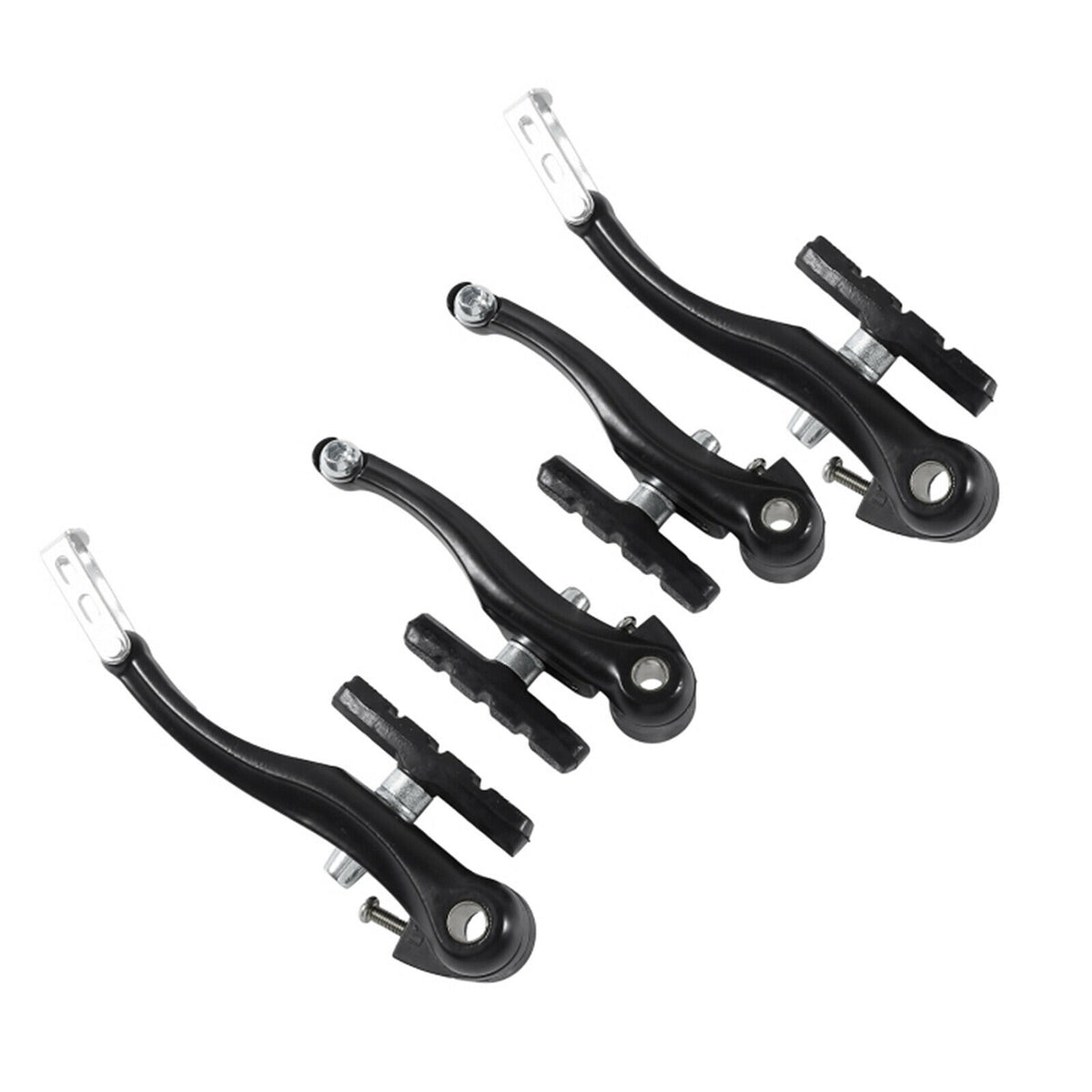 Universal Mountain Bike V Brake Set Front & Rear with Cables and Levers
