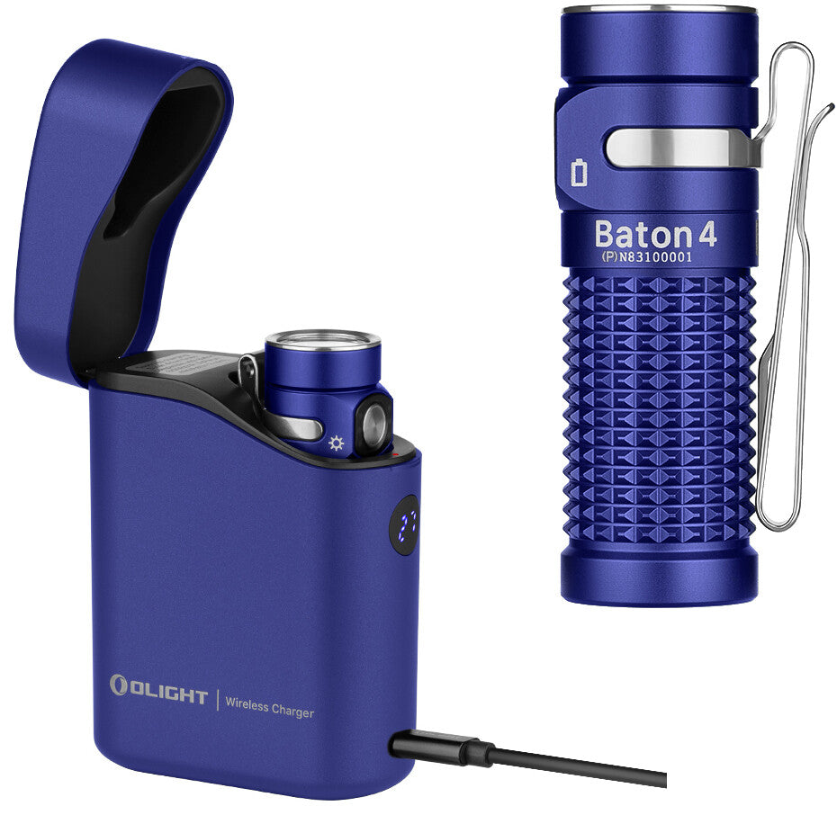 Rechargeable LED Flashlight with Charging Case - 1300 Lumens, 170 M Beam