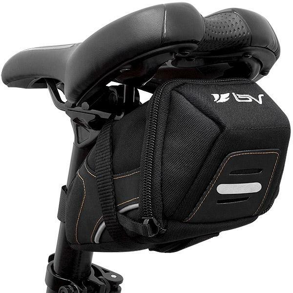Bike Saddle Bag Rear Water-Resistant Storage Pouch - Medium Capacity