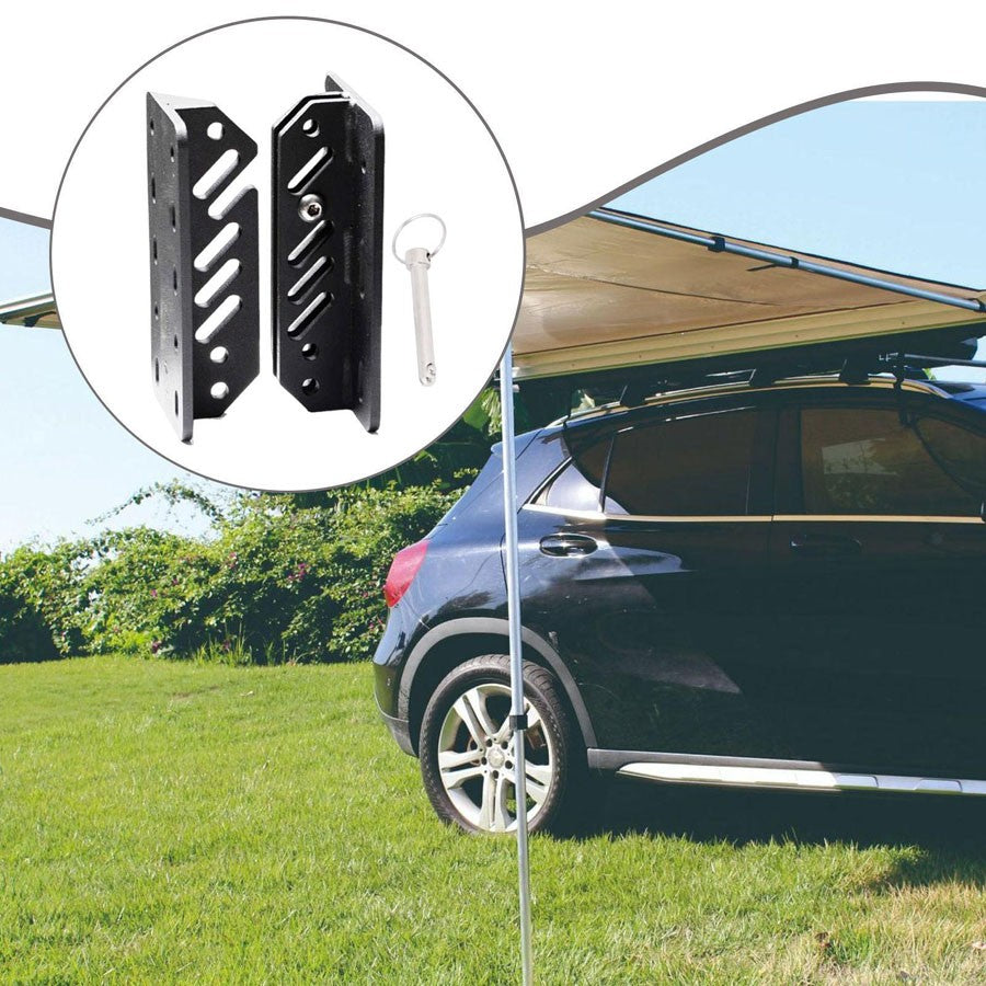 Heavy-Duty Car Awning Brackets with Quick Release for Vehicle Tents