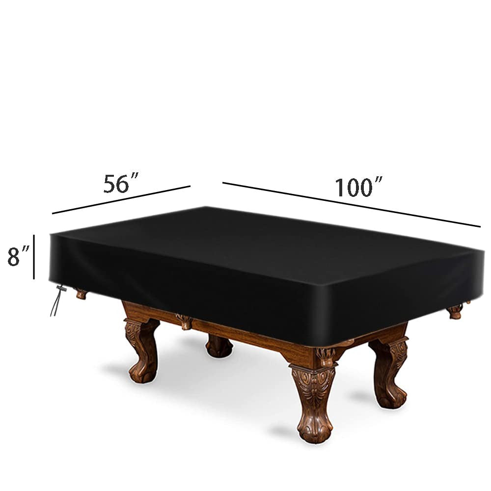 8 Ft Pool Table Cover Waterproof, Fade/Weatherproof Billiard Table Cover