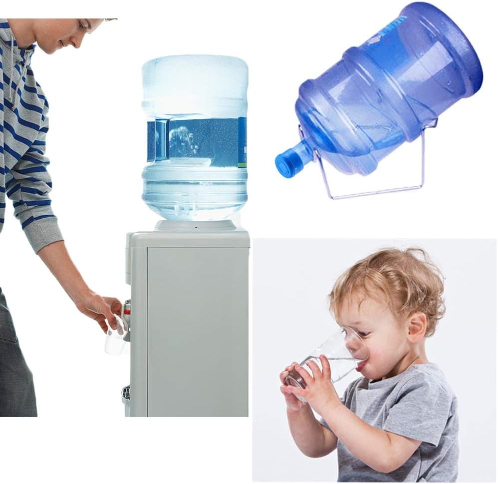 Reusable Water Bottle Caps - 30 Pack Non-Spill Snap-On 55mm Fits 3 & 5 Gallon Jugs