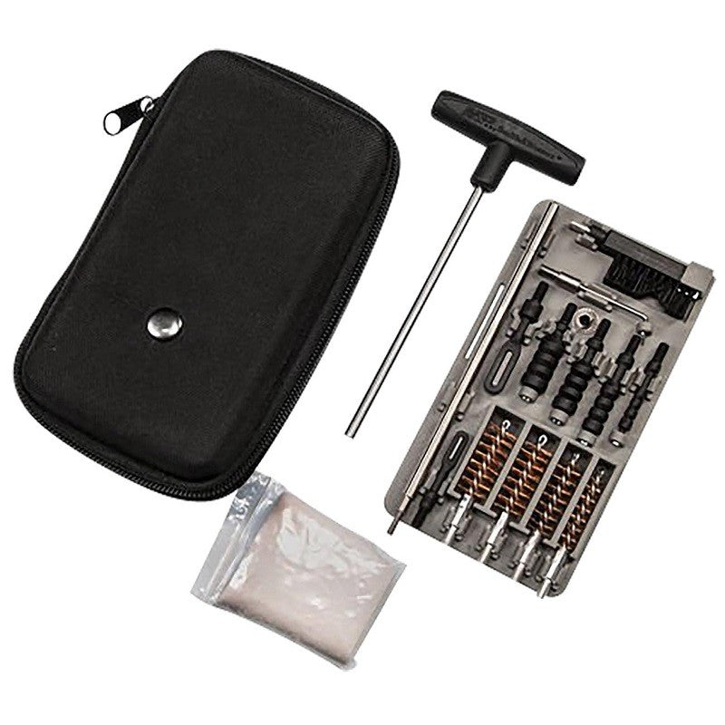 Multi-Caliber Pistol Cleaning Kit for 9mm, .40, .45 - Compact & Portable