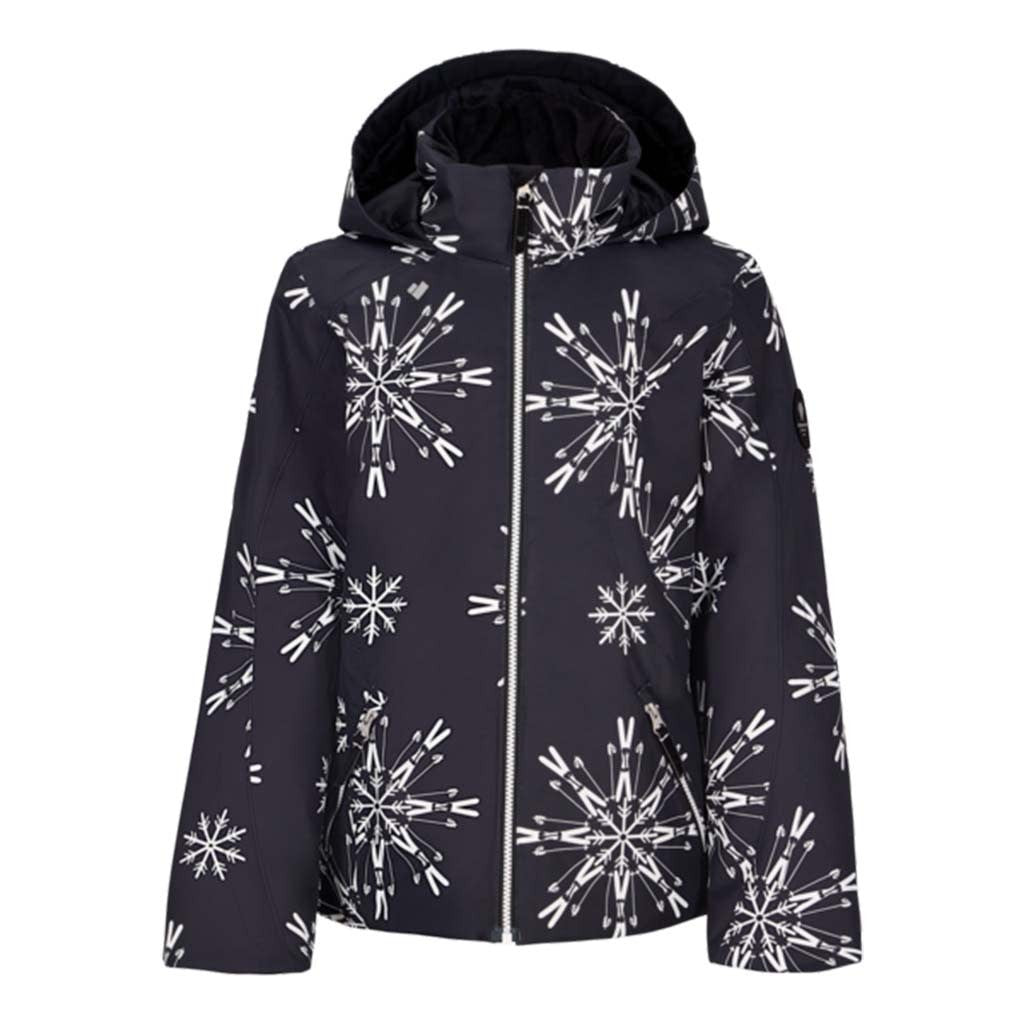 Girls' Waterproof Ski Jacket with Vibrant Prints - Rylee Collection