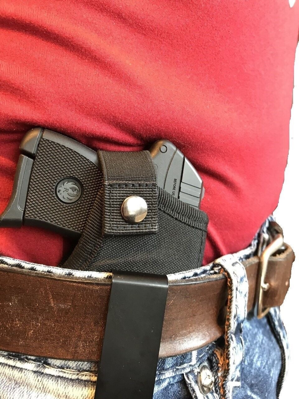 Gun Holster for Ruger LCP 380 Nylon Ambidextrous Pistol Carry Case