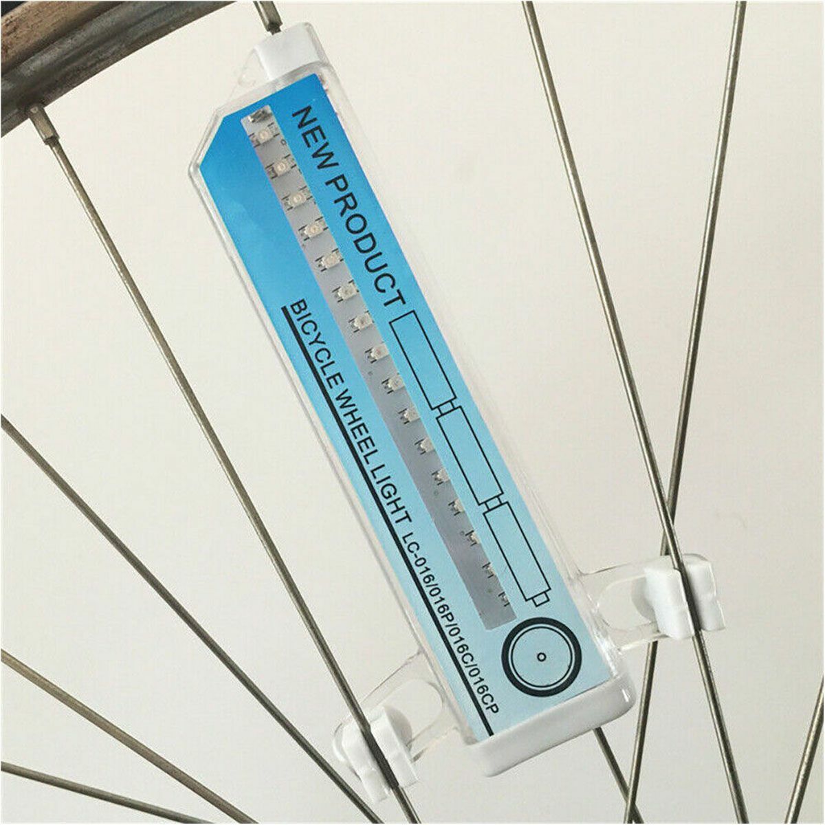 Colorful LED Bicycle Spoke Lights - 32 Patterns, Waterproof, for Night Riding