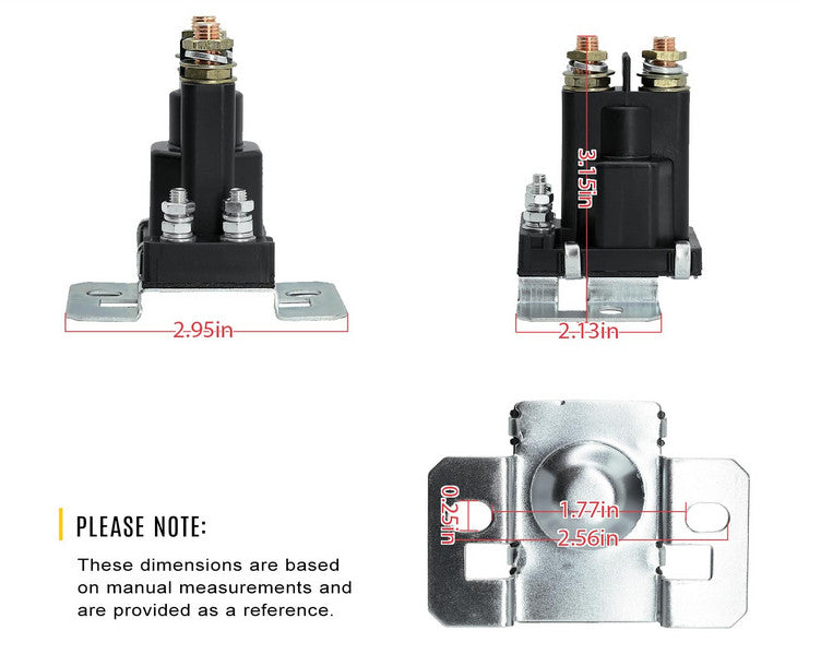 Golf Cart Solenoid 36V 4-Terminal Replacement for Club Car Electric Vehicles