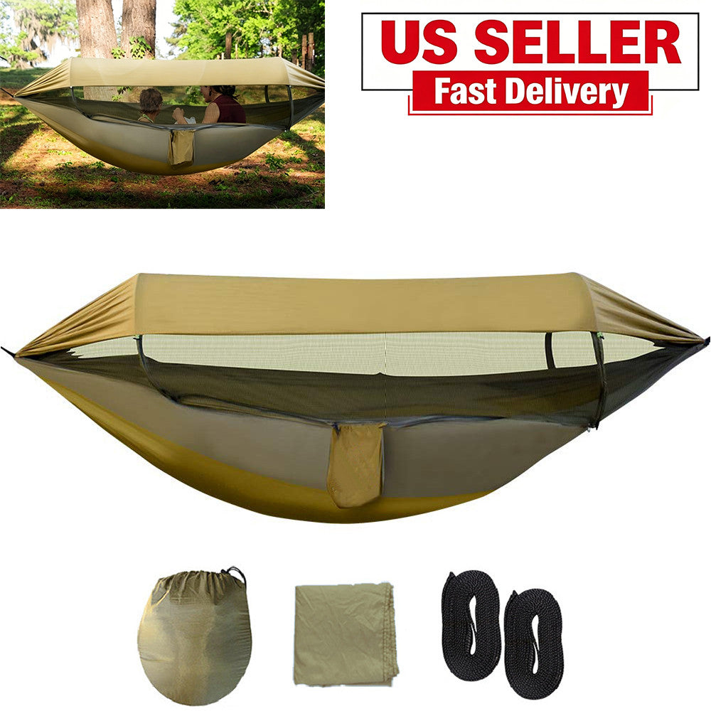 Hammock Tent with Mosquito Net and Rain Fly for Camping and Backpacking