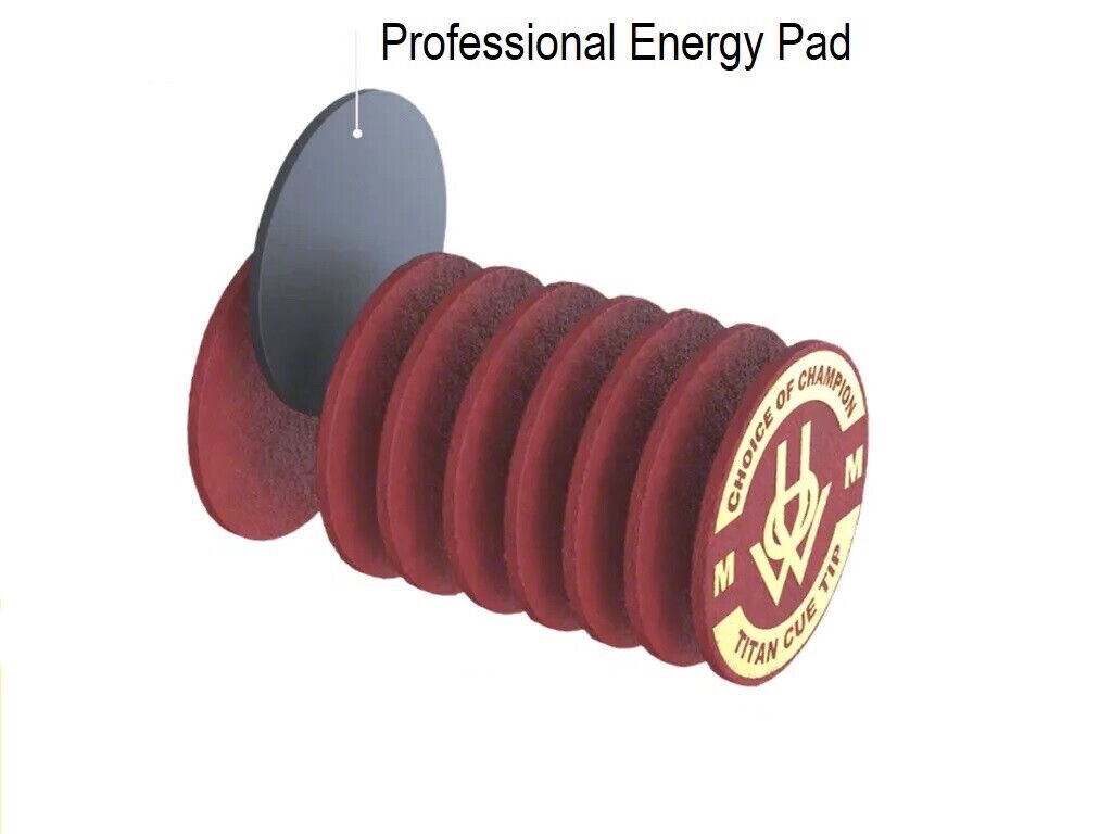 How Titan Pool Cue Tip - Hard 9-Layer Japanese Pigskin, Brand New