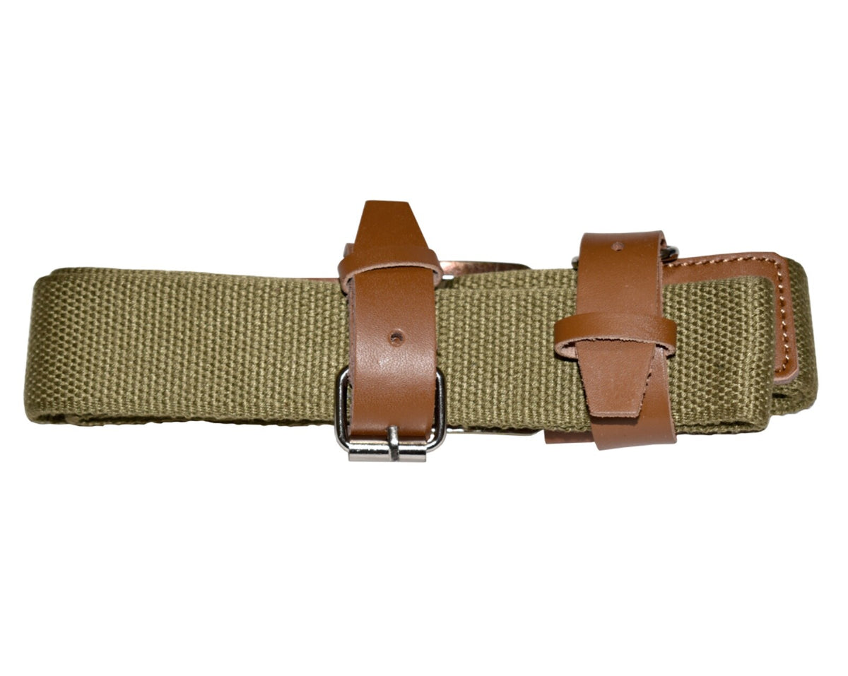 Mosin Nagant Rifle Canvas Carry Sling Dark Khaki Adjustable Strap