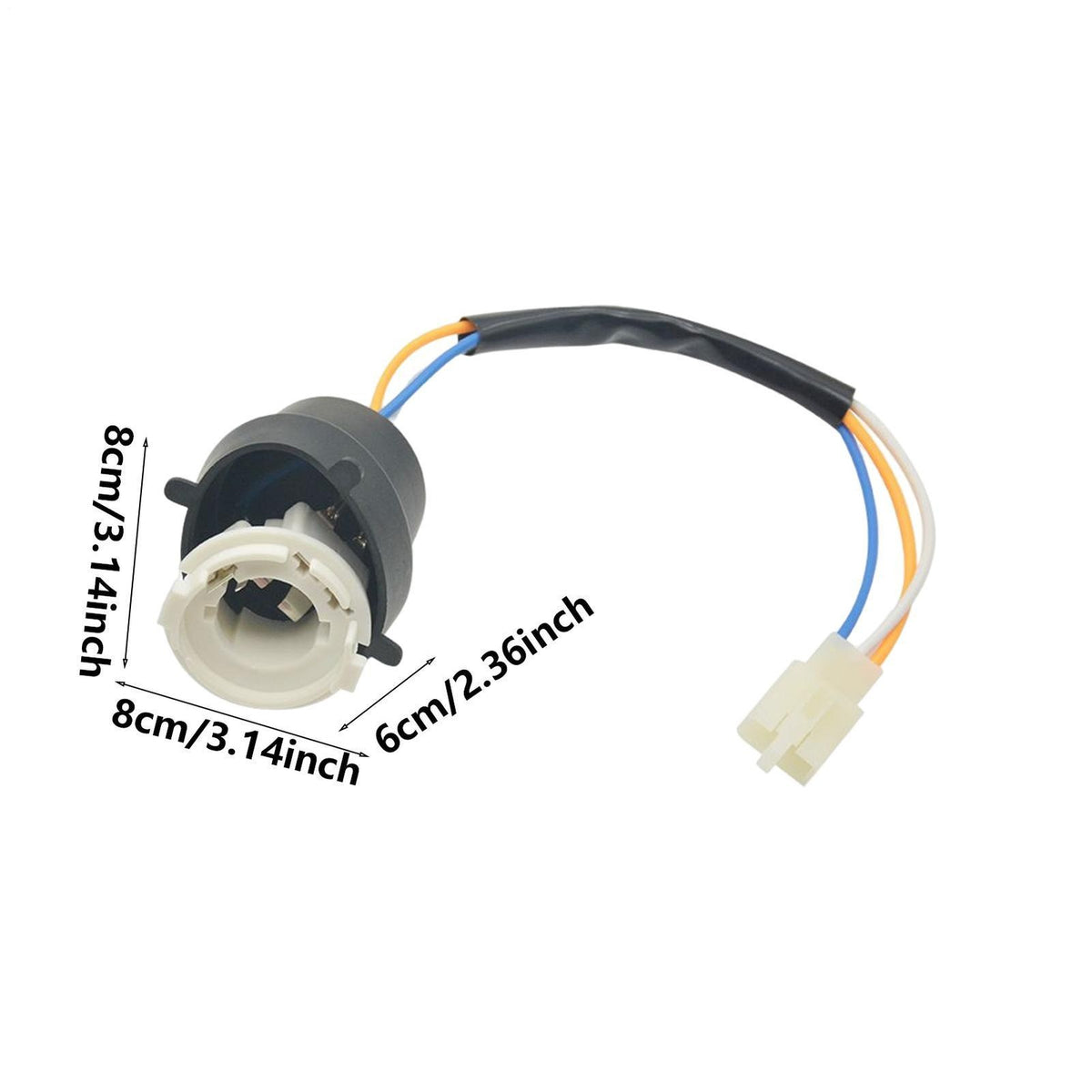Multi-Purpose LED Headlight Bulb Socket Adapter for Scooter
