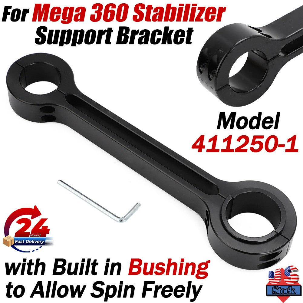 Adjustable Fish Finder Support Bracket for Mega 360 - Anodized Aluminum Mount