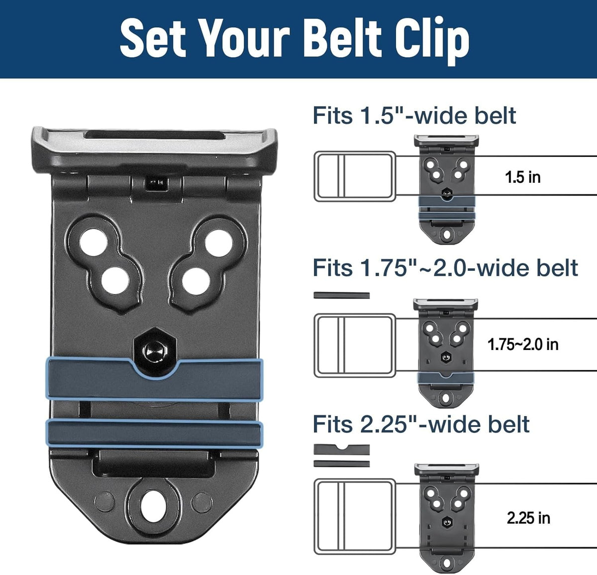 Level II Retention OWB Holster for Springfield Hellcat Pro, RDS Ready, Right Hand