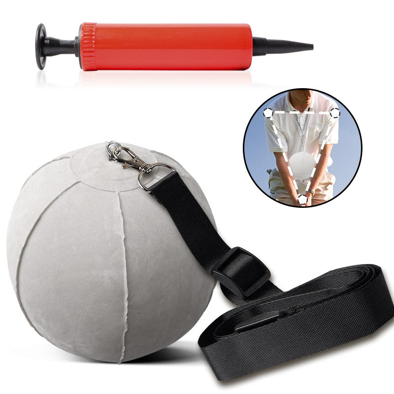 Portable Golf Swing Trainer Ball - Adjustable Practice Aid for Beginners