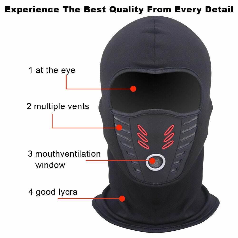 Winter Balaclava Face Mask Windproof Full Face Cover for Outdoor Sports