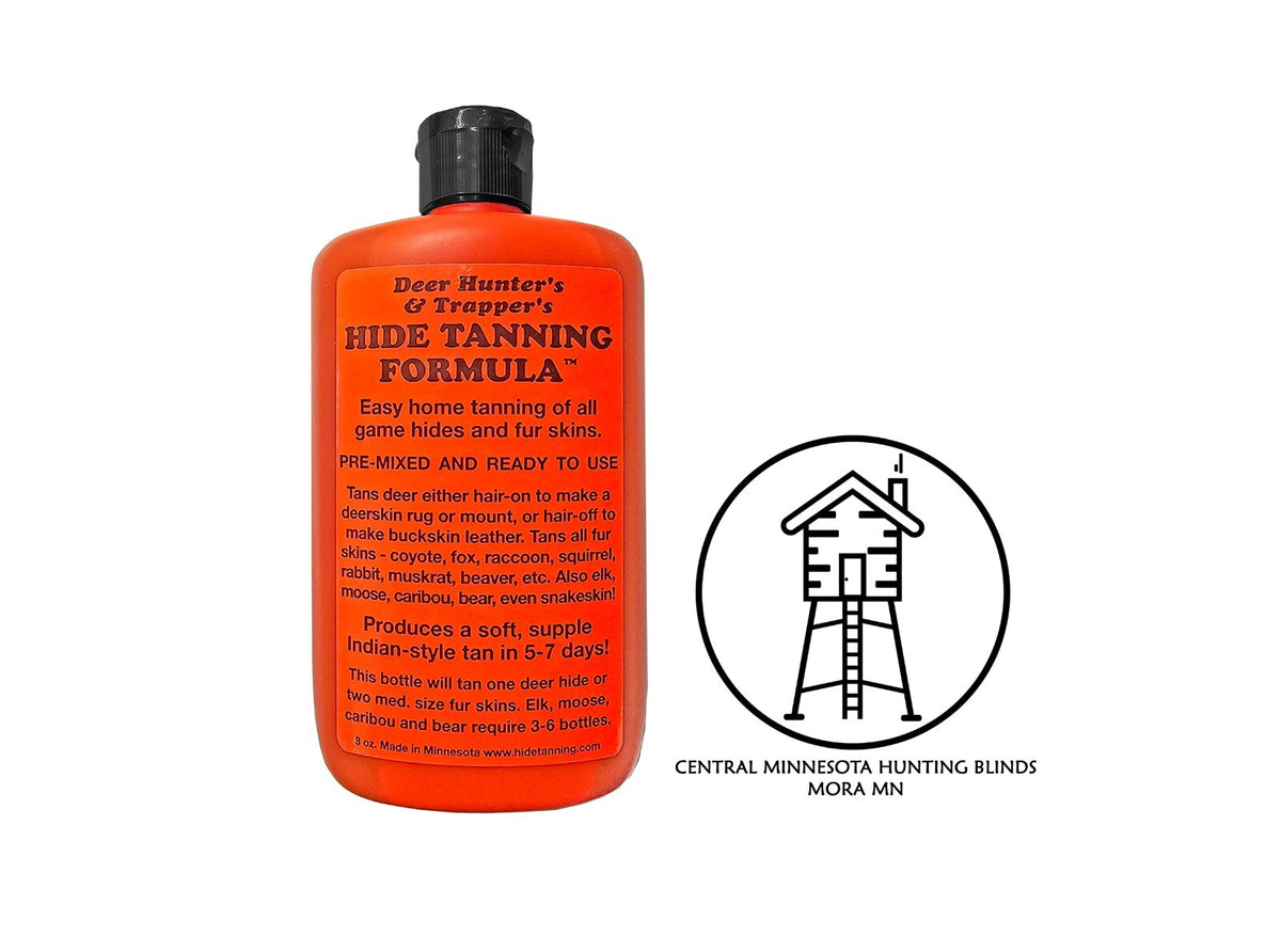 Home Tanning Solution for Hides & Fur, 8 oz - Easy Leather & Fur Tanning