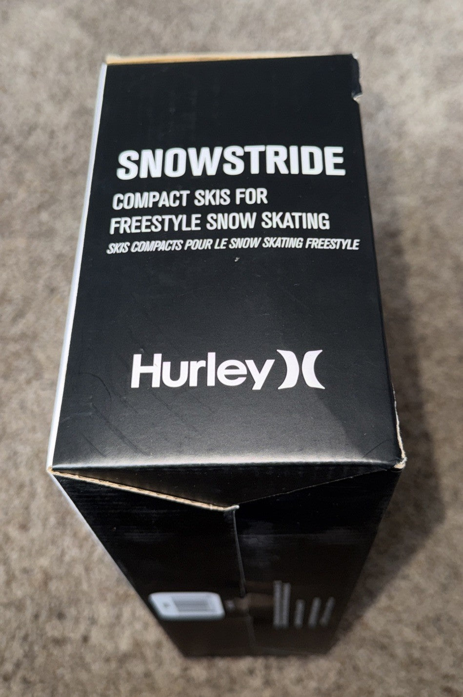 Freestyle Snow Skates for Kids - Adjustable Snowboard Skates Black