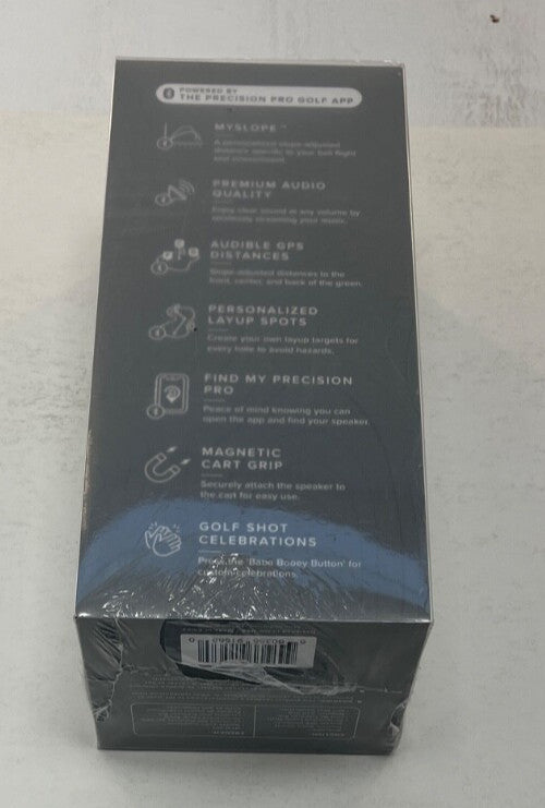 Smart Speaker Audio Caddie Experience with GPS & Magnetic Cart Grip