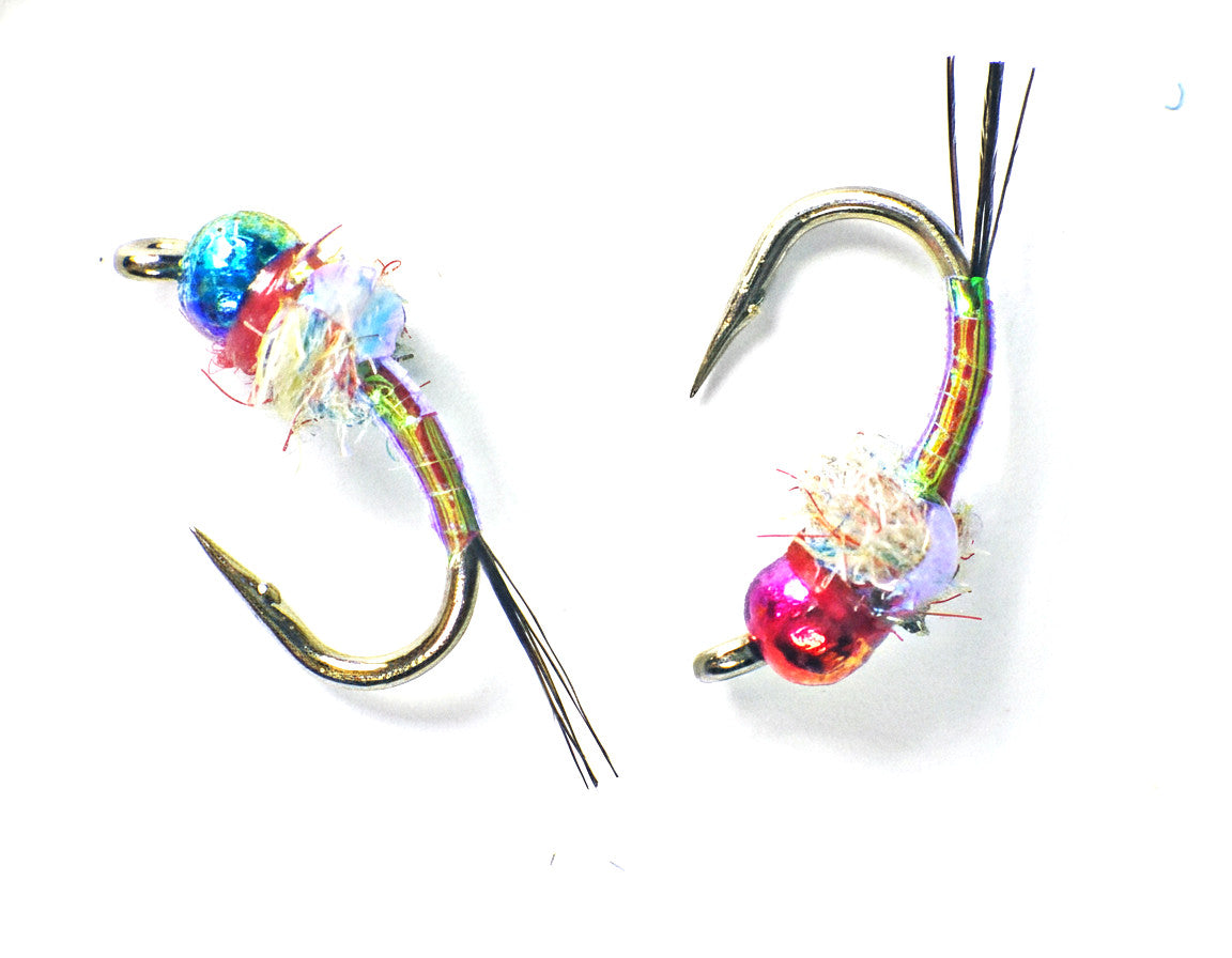 Rainbow Warrior Tungsten Nymphs - Premium Trout Fly Fishing Flies Assortment