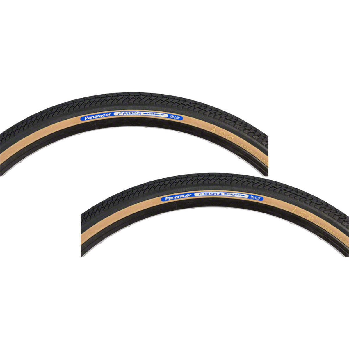 2 Pack Bicycle Tires 26 x 1.5 Clincher Wire Bead Touring or Commuting Tire