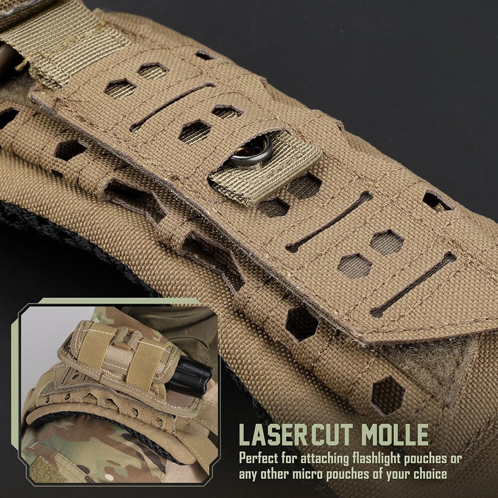 Tactical Backpack Shoulder Strap Pads Molle Bag Waist & Shoulder Cushions