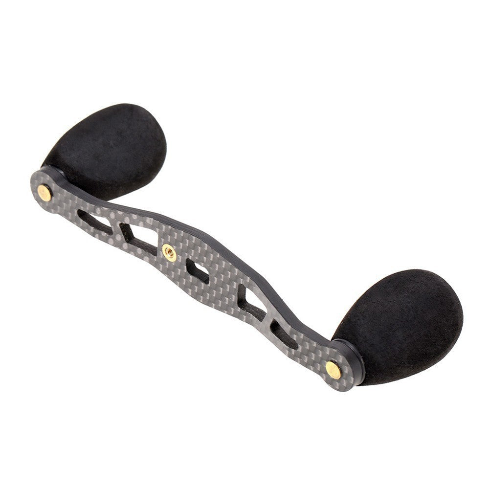 Carbon Fiber Fishing Reel Handle Left Right Compatible with Baitcasting & Trolling Reels