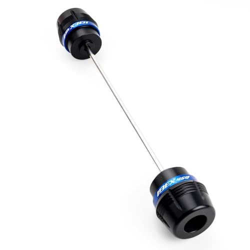Blue Motorcycle Front Axle Slider for CFMOTO Ibex 450 2025-2026 - Anti-Fall Wheel Protector