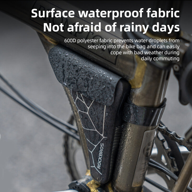 Waterproof Bicycle Frame Bag for Brompton - Triangle Top Tube Storage