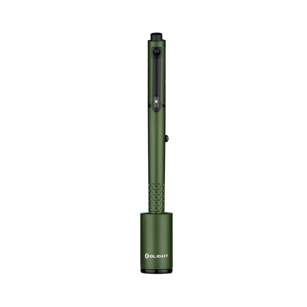 Rechargeable LED Penlight with Green Laser - 120 Lumens, Multi-Function EDC Tool