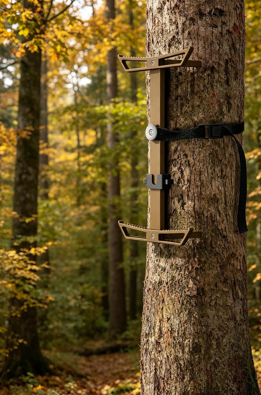17-Inch Aluminum Climbing Sticks for Hunting with Non-Slip Steps