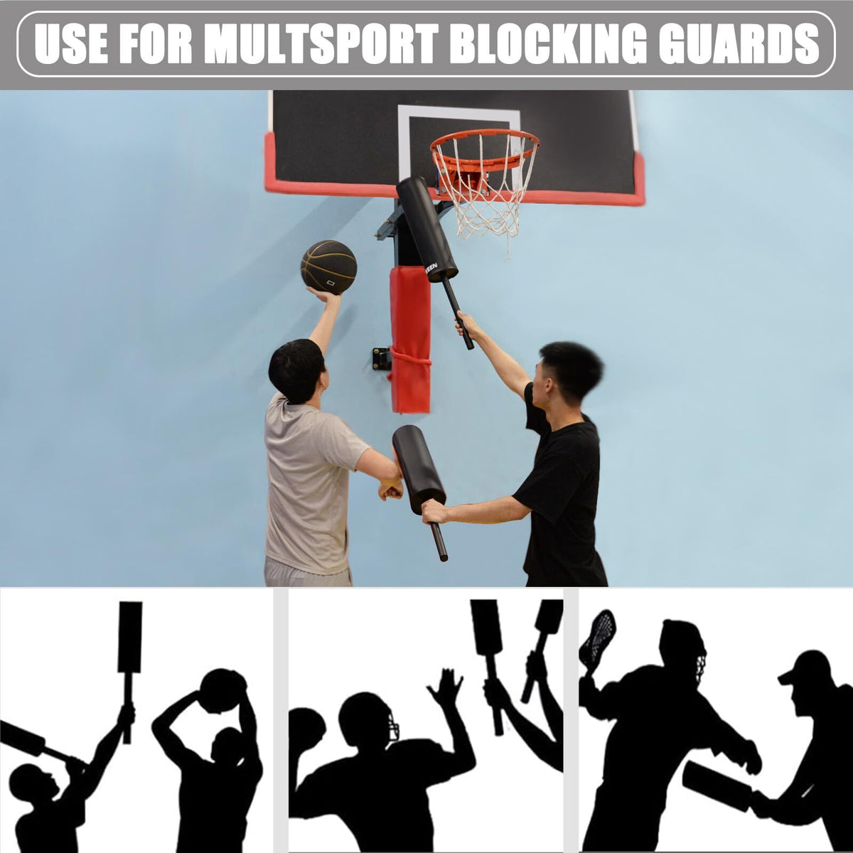 Basketball Blocking Pads Set - Padded Contact Guards for Training, 2 Pack