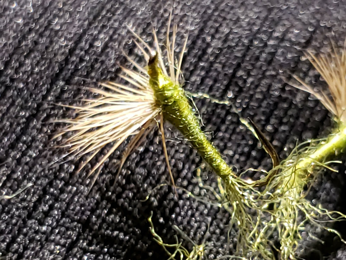 Fly Fishing Flies Baetis Sparkle Dun Size 16 - 1/2 Dozen