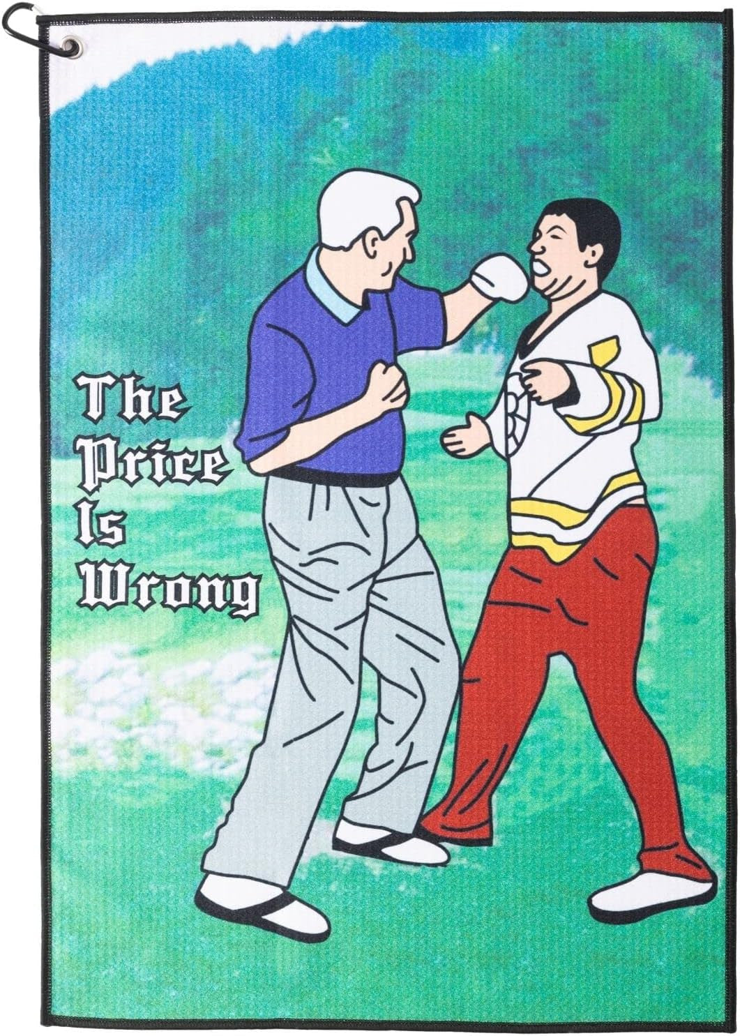 Funny Golf Towel with Clip - Printed Microfiber Golf Accessories for Men