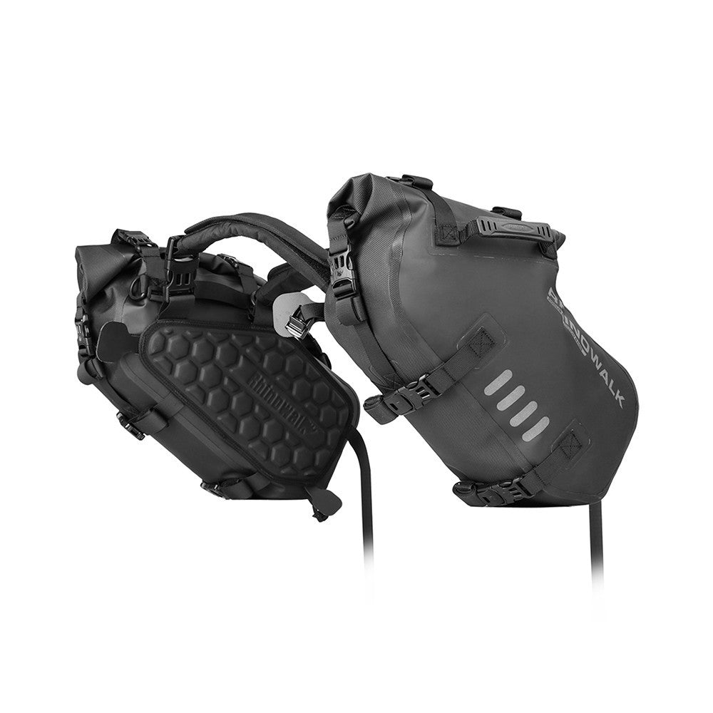Motorcycle Waterproof Double Side Bag 18L/28L/48L Universal Black