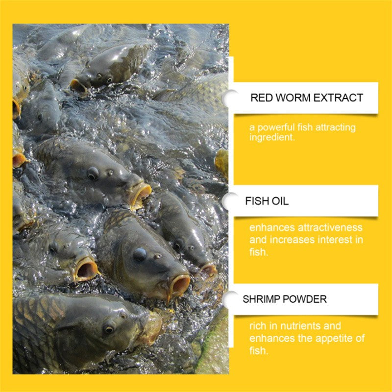 Concentrated Fish Attractant Liquid for Trout & Panfish - Red Worm Extract, 100ml