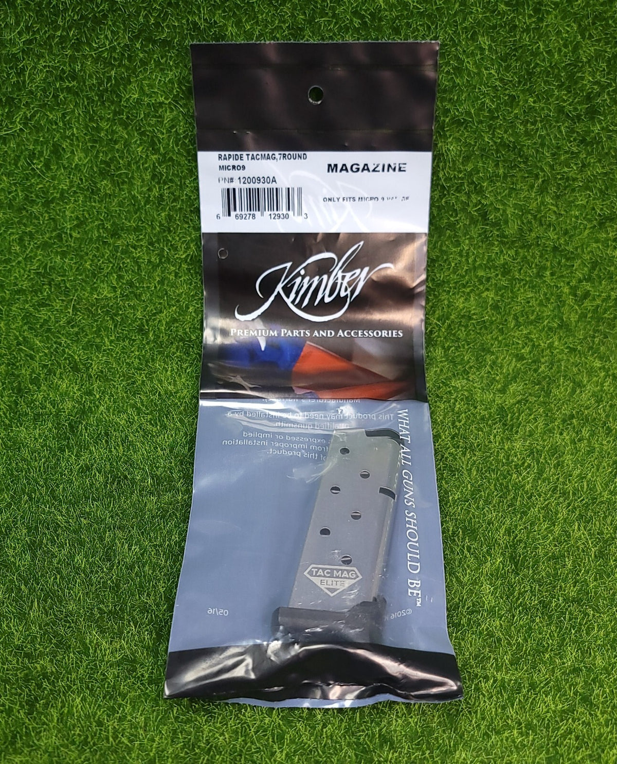 Kimber Micro 9 Rapide Tac-Mag 7-Round Stainless Steel Magazine - Pack of 2