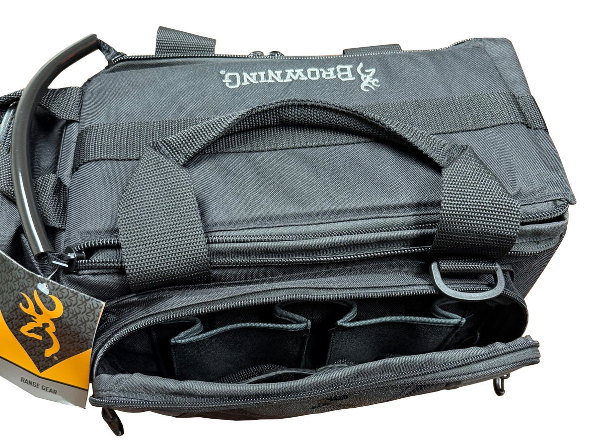 Browning Deluxe Crossfire Range Bag Waterproof Shooting Gear with Multiple Pockets