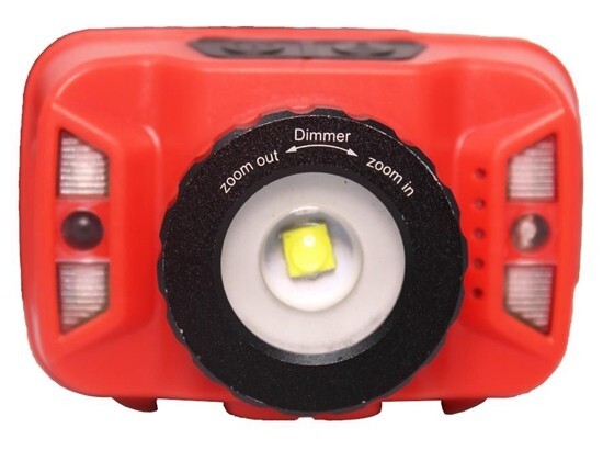 Rugged Rechargeable LED Headlamp Work & Outdoor Light - Waterproof & Adjustable