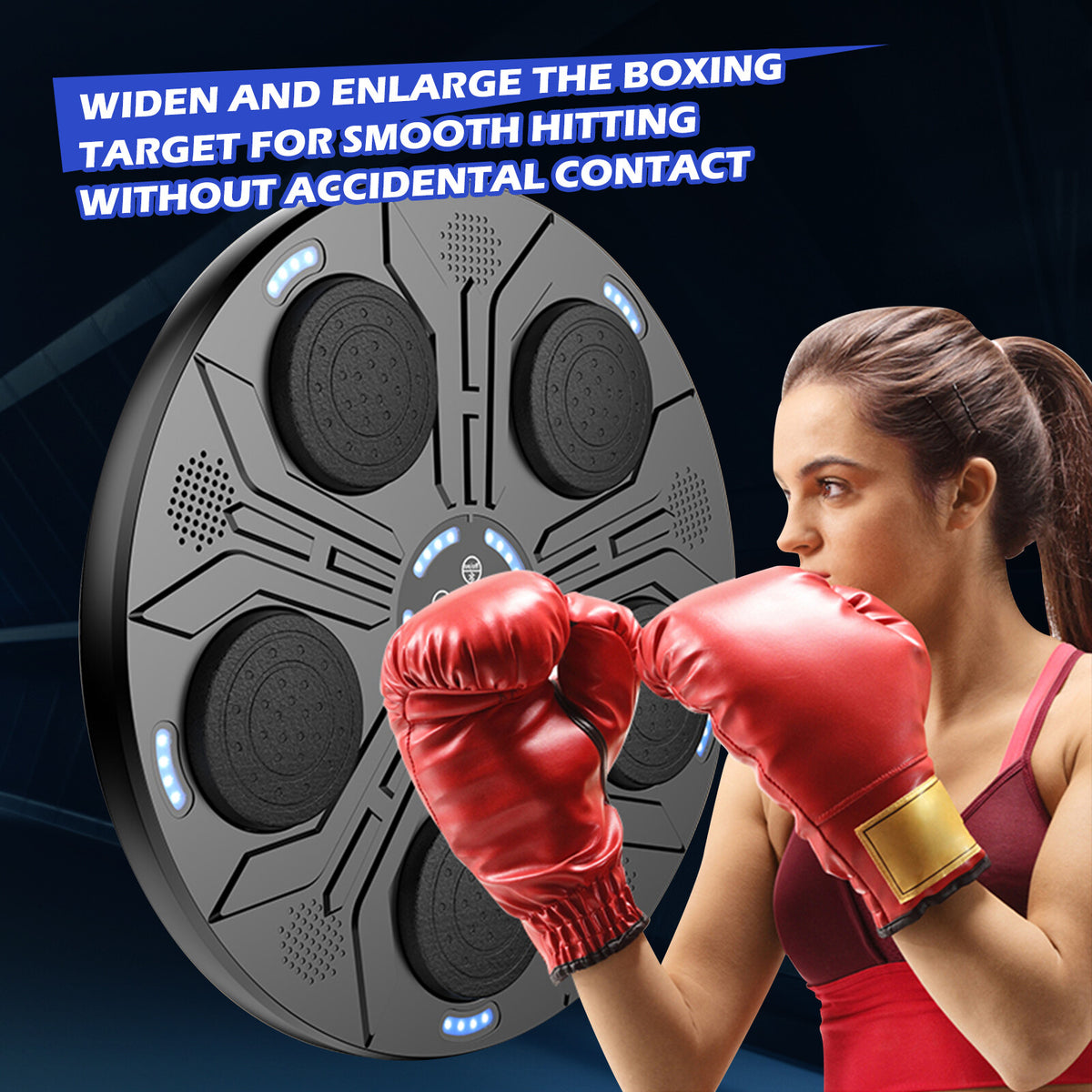 Smart Boxing Machine with Music and Training Modes - Bluetooth, Adjustable Speed