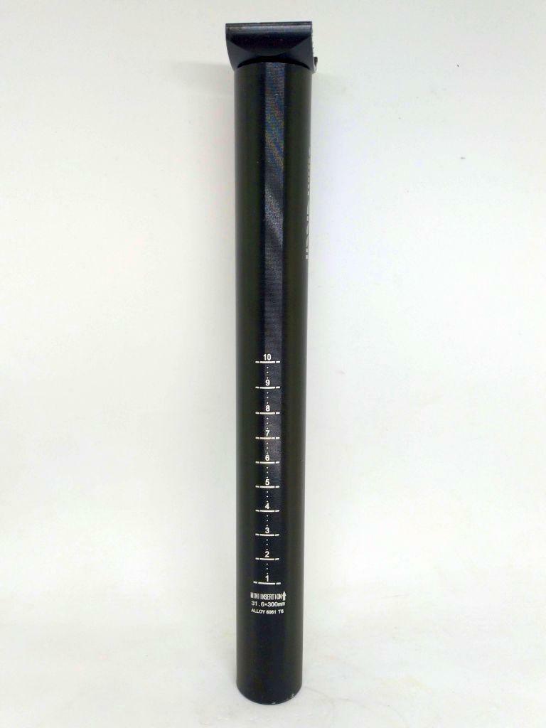 Bicycle Pivotal Seatpost 25.4mm/30.9mm/31.6mm 300mm Length Black - Lightweight Cycling Part