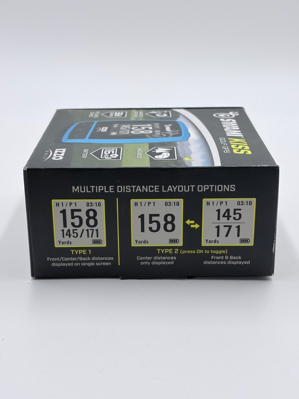 Golf GPS Handheld Device with Scorekeeping - 38,000 Courses, Blue/Black