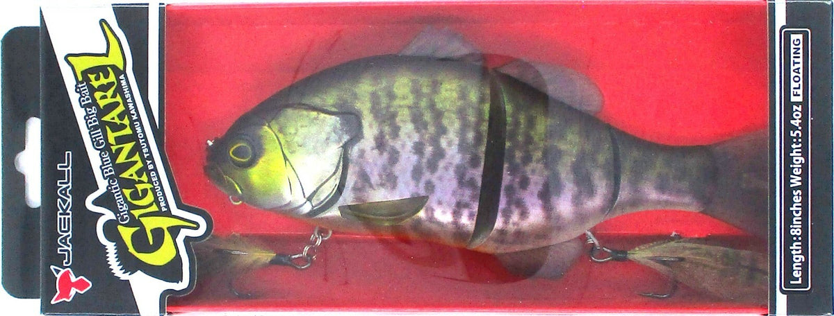 8-Inch Floating Jointed Swimbait for Bass Fishing - Bluegill Pattern