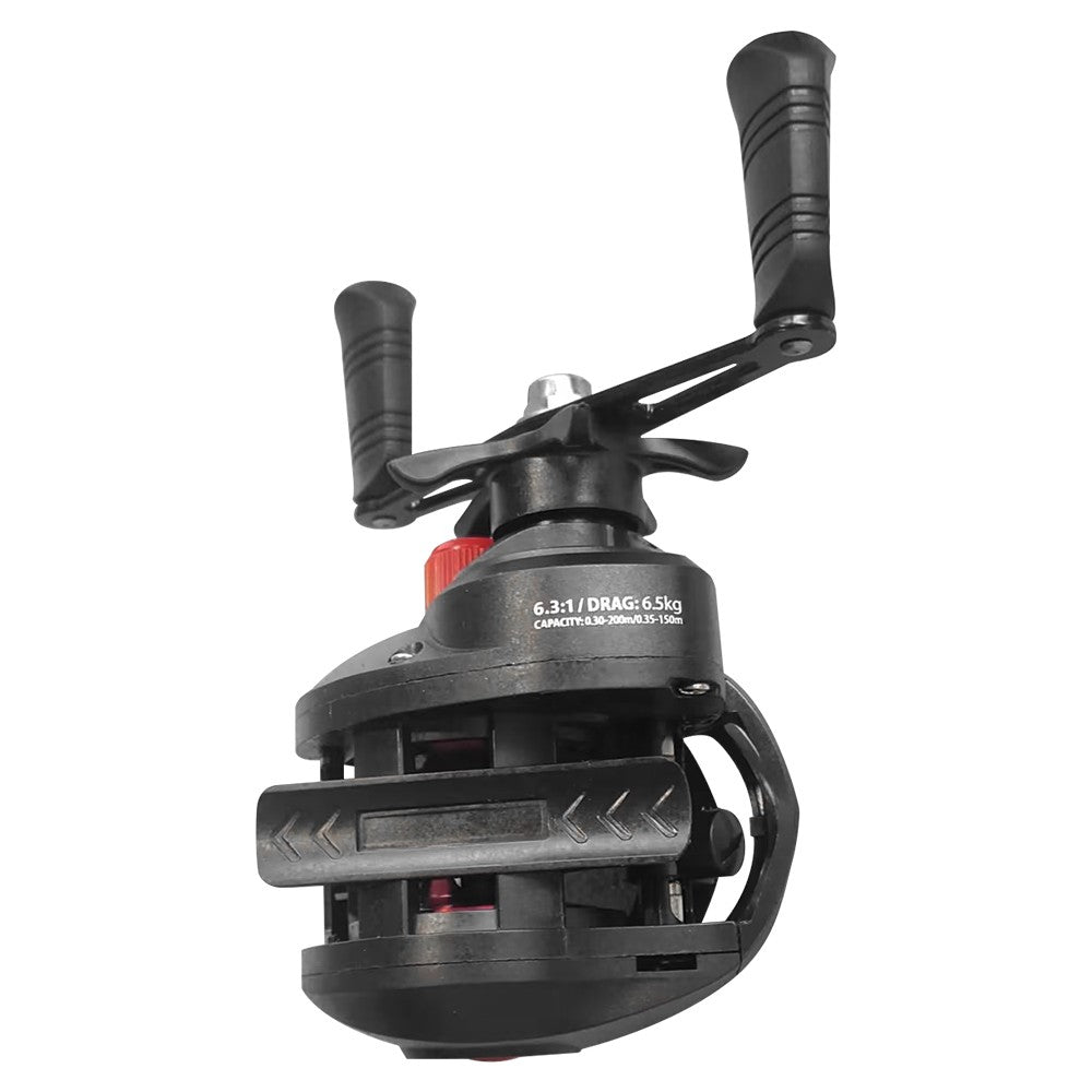Baitcasting Fishing Reel 7.2:1 Gear Ratio, Metal Spool, Heavy Duty Drag