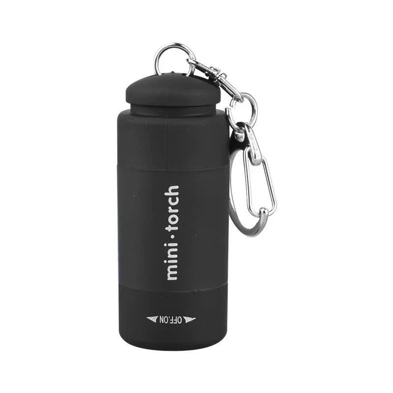 USB Rechargeable Mini LED Keychain Flashlight Waterproof Pocket Light