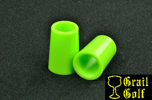 Super Premium Neon Lime Golf Ferrules for Irons | .370 Length, .540 OD