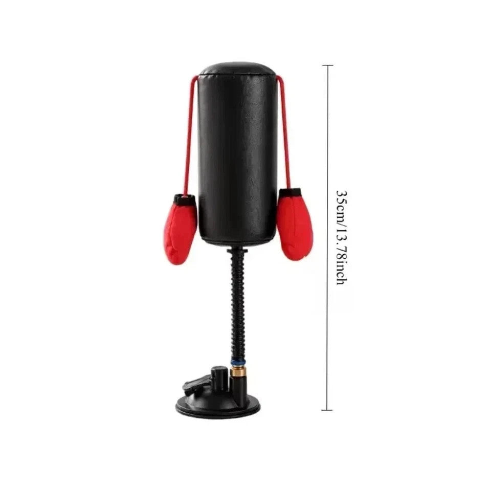 Interactive Cat Punching Bag Toy with Gloves - Durable Pet Play Equipment