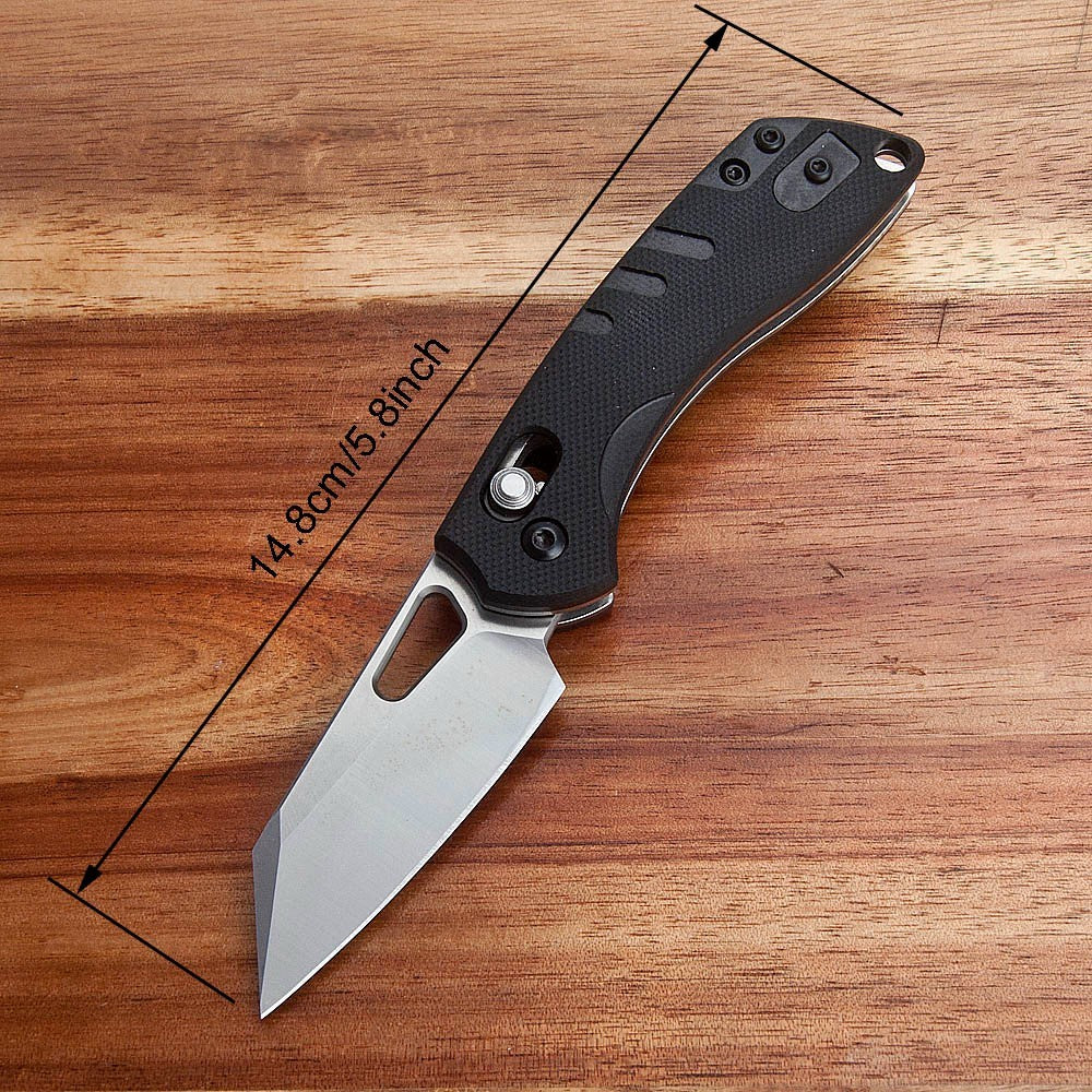 Pocket Folding Knife with D2 Steel Blade and G10 Handle - EDC Outdoor Tool