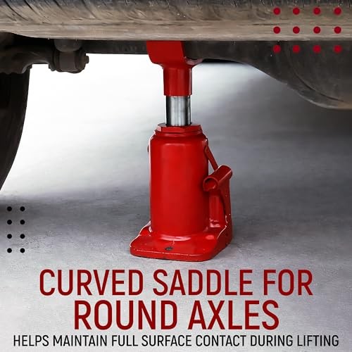 Heavy Duty Steel Bottle Jack Adapter 2-in-1 for 3-5 Ton Vehicle Lifts