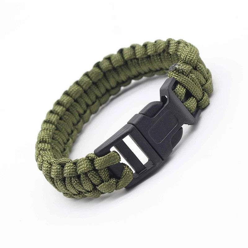 Paracord Bracelets Outdoor Camping Rope Wristbands for Emergency EDC